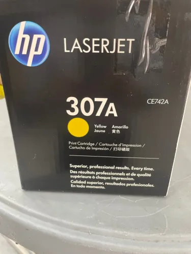Lote com 08 Cartucho de Toner HP 307A Amarelo - Original