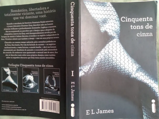 Livro Cinquenta Tons de Cinza - E. L. James