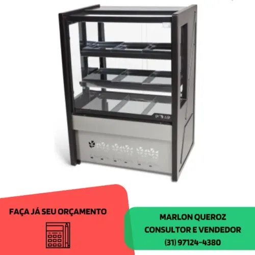 Balcão Estufa 80CM Polar Preta