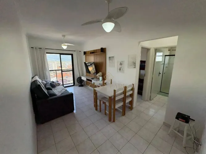 Apartamento MOBILIADO com 1 dormitório à venda, 45 m² por R$ 290.000 - Tupi - Praia Grande