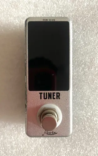 Pedal Rowin Tuner Mini Afinador Guitarra Cromático