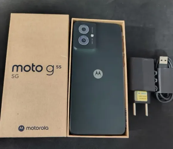 Celular Motorola G55 5G 256GB Completo Com Nota Fiscal