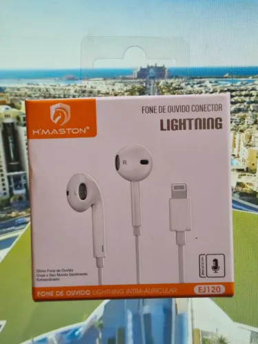 Fone de Ouvido Conector Lightning para Iphone