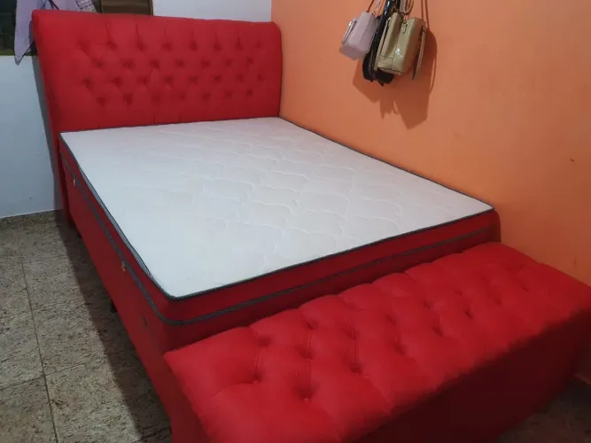 Cama Box Casal com Baú - Novo