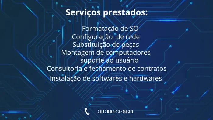 Serviços diversos na área de informática (TI)