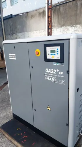 Compressor de Ar Atlas Copco GA22+ FF 30CV com Secador Integrado