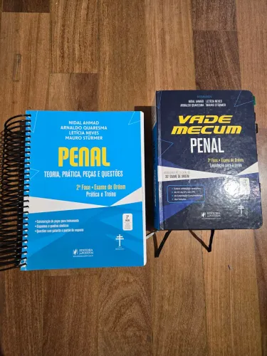 Vade Mecum Penal - 2ª Fase Exame de Ordem - Editora Podivm + Livro de Teoria e prática