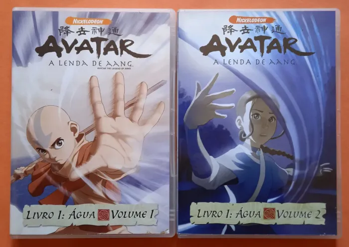 Dvd Avatar: A Lenda de Aang - Livro 1: Água - Volumes 1 e 2