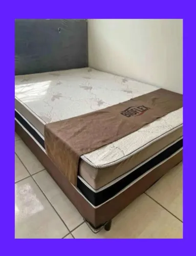 CCama Box Casal Com Colchão Bioflex D33