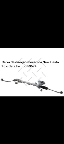 Caixa de direção mecânica New Fiesta 1.5 c detalhe