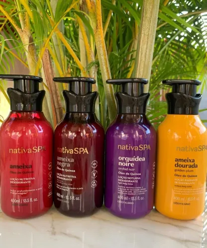 Loção Nativa SPA - Ameixa, Orquídea e Dourada