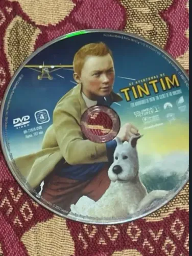 As aventuras de Tin Tin o filme DVD + Pôster do filme