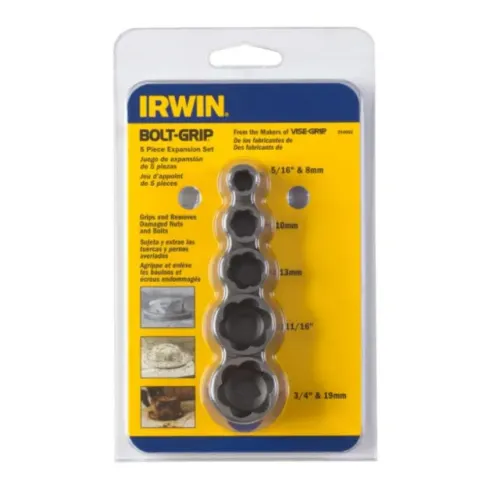 Jogo de Extrator de Parafusos e Porcas 5 Peças Bolt-Grip? Irwin