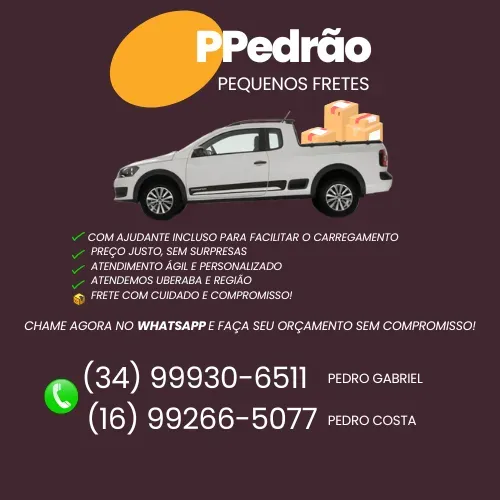 Pequenos Fretes em UBERABA