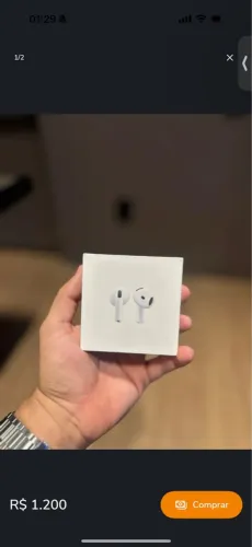 AirPods 4ª Sem cancelamento de ruído novo