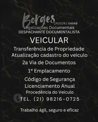 Borges Legalizações Documentais - Despachante Veicular (RJ)