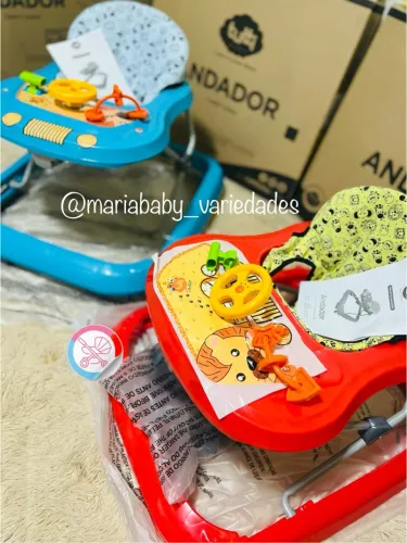 Andaja / andador infantil MUSICAL, resistente, compacto (NOVO)