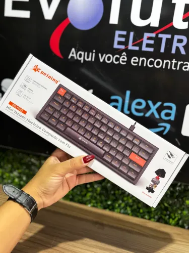 Mini Teclado Mecânico com Fio PEI-FR03 PEINING