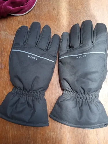 Luva de motoqueiro impermeável wedze 