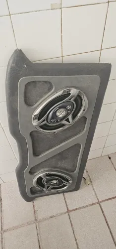 Auto falantes para veículo e tampo de.madeira - ideal para New fiesta rach