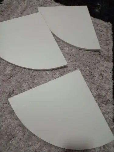 Kit com 3 prateleiras de canto