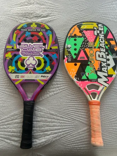 2 Raquetes de Beach Tennis e 2 Bolsas