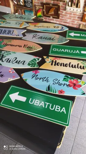 Placas Decorativas  Havaianas ? 