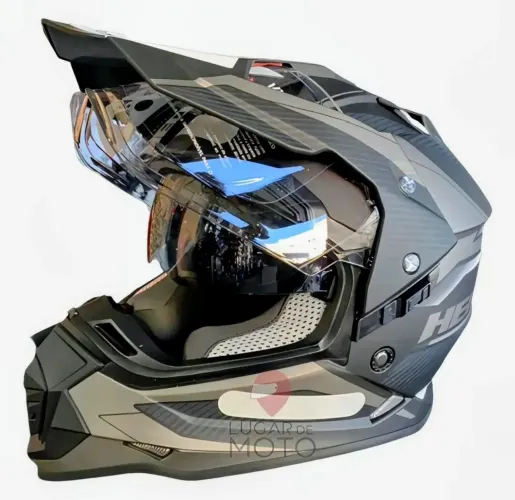 Capacete Helt Cross Vision Glass
