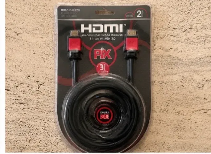 Cabo HDMI PX 2 Metros 4K Ultra HD 3D - Novo na Embalagem