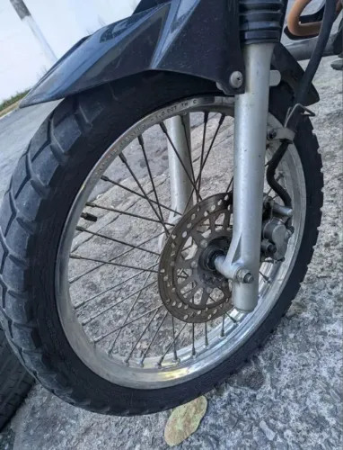 Roda dianteira original Yamaha Crosser 150 com pneu 