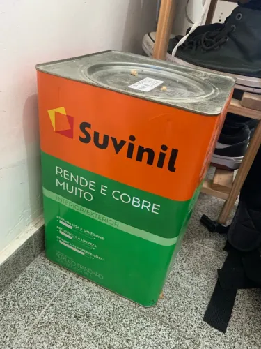 Tinta Acrílica Fosco Standard Rende e Cobre Muito Branco Neve 18L - Suvinil