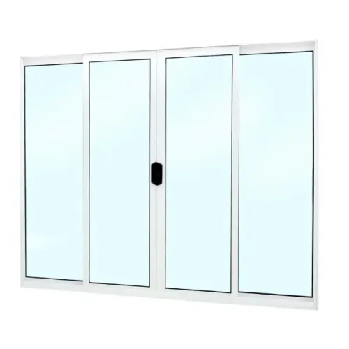Janela 1,50x1,00 Alumínio Branco 4 folhas