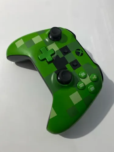 Controle Xbox One Minecraft Creeper Edição Limitada