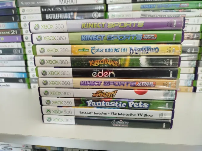 JOGOS ORIGINAIS DE KINECT - R$ 39,00 CADA.