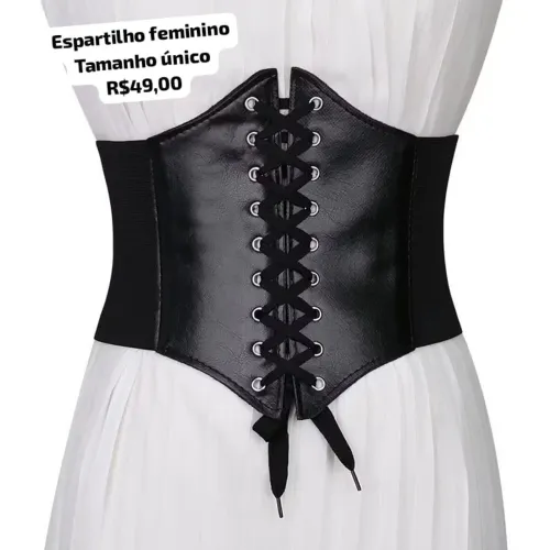 Espartilho feminino tamanho único 