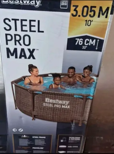 Piscina Estrutural bestway steel pro max