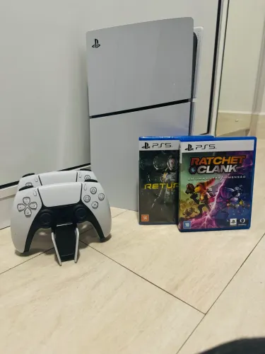 PS5 Slim Midia Fisica 512Gb - Estado de Zero