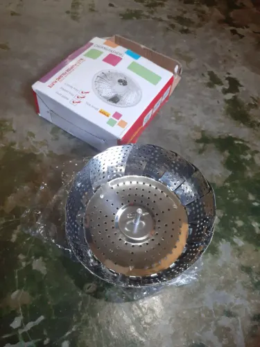 Cesto inox para cozinhar legumes