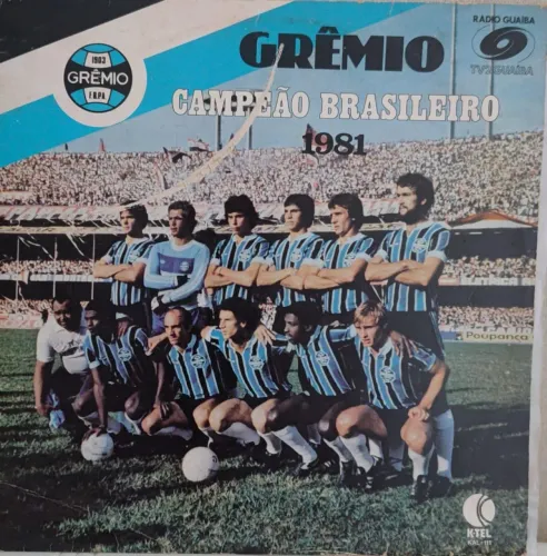 Disco de Vinil Grêmio Campeão Brasileiro 1981