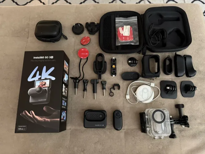 Insta360 GO 3S 128GB 4K - Impecável + Acessórios + Caixa