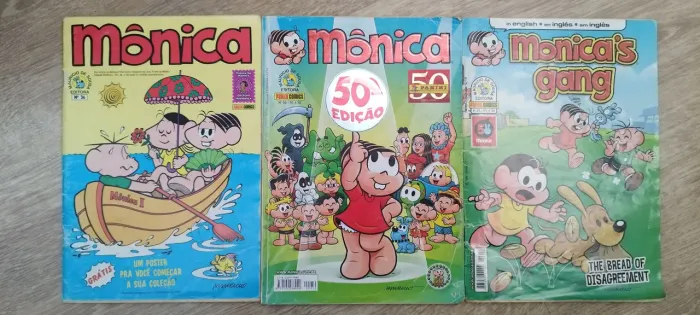 Combo Gibis Turma Mônica Português/Inglês - Edições especiais 