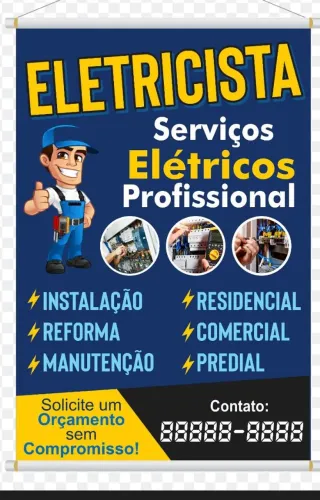 Eletricista Cidade nova...ZAP *