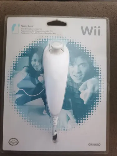 Controle Nunchuk - Nintendo Wii - Lacrado