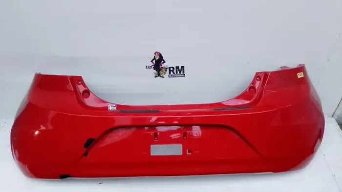 Parachoque Traseiro Ford Ka Hatch 2014 A 2018 Vermelho