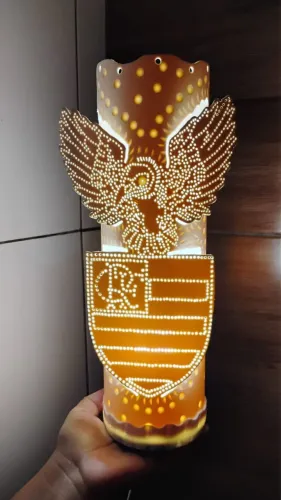 Luminária de cano Pvc