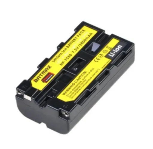 Bateria Batmax Np-f550 570 Recarregável Iluminadores LED YN360 YN600 - 1