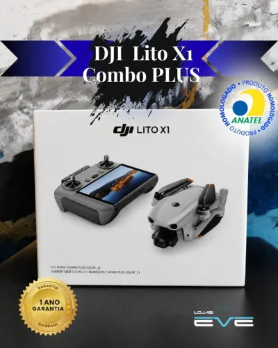 Drone DJI Lito X1 Fly More Combo Plus (Com tela) BR - DJI084