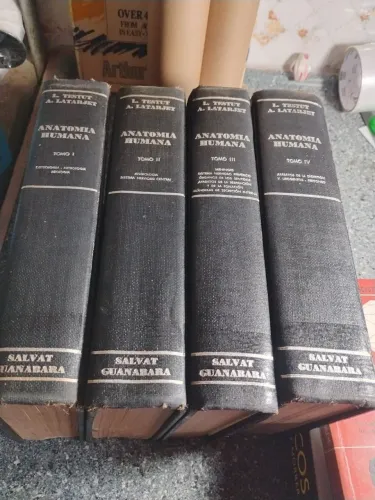 Tratado de Anatomia Humana L. Testut / coleção 4 volumes 