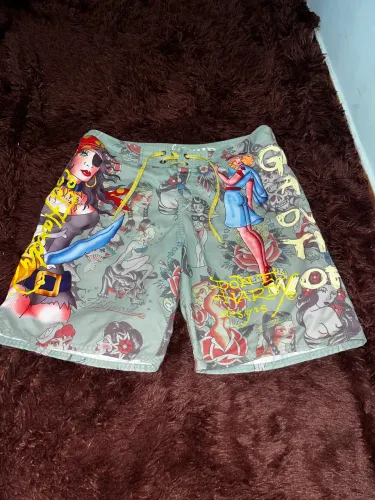 shorts ed hardy