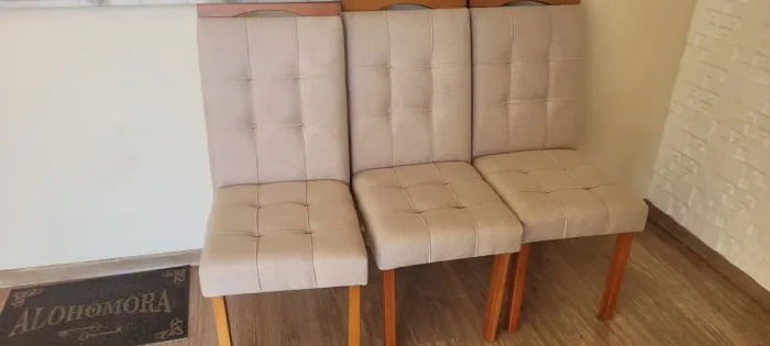 Conjunto 3 cadeiras de Jantar
